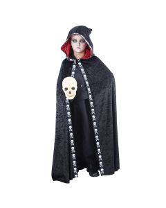 Kostum Halloween për meshkuj , "Hooded cape ",s,m,l, zi