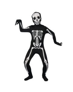 Kostum Halloween për meshkuj , "Skeleton ",s,m,l, zi-bardhë