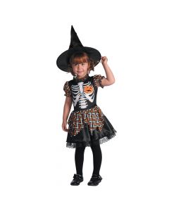 Kostum Halloween për femra, "Skeleton witch",92 cm, 104 cm zi