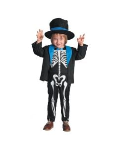 Halloween costumes for male, "Skeleton", 92-104 cm, black