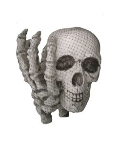 Bag of breaking accessories halloweeni, plastic, 25x18x21 cm, whie