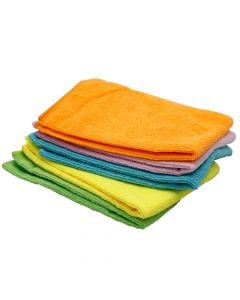 Cleaning cloth, "bludimona", kitchen, 80% polyester - 20% polyamide, 40x40 cm, miks, 5 piece