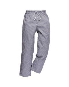Chef,s trousers, "Burnley", grey, medium