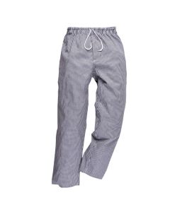 Chef,s trousers, "Burnley", grey, large