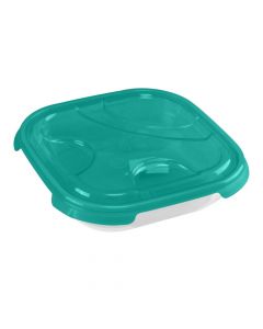 Drina frigo plastic container / lid 0,5L,16x16xH4cm