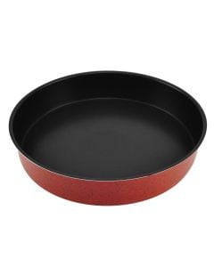 Non-stick oven plate, Size: 30x1,2 mm Color: red