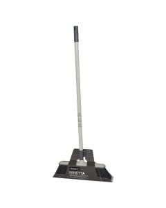 Cleaning broom, "Perfetto Ninetta", with stick, metalic, 130 cm, orange, 1 pieces