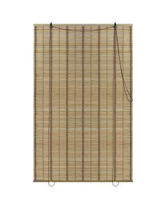 Roller Blind, Size: 100x160 cm, Color: Ligh brown, Material: Bamboo