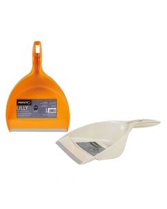 Dustpan Cleaner,  "Perfetto" , plastic, orange, orange-white