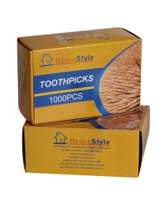 Kruajtëse dhëmbësh, 1000 copë, (ngjyrë natyrale), dru