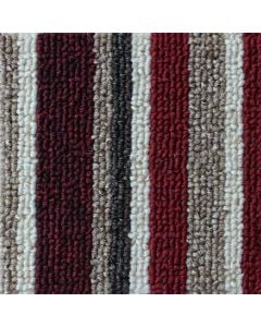 Carpet, Line dance, polypropylen, red, 4 m x 6 mm