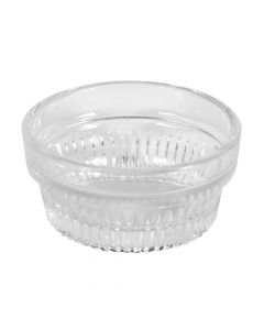 Colby small bowl, Size: D.7.6x3.5cm, Color: Clear, Material: Glass