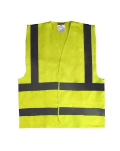 High Visibility work vest ,yellow color,sise XL