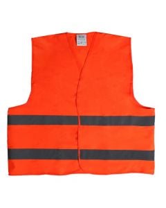 High Visibility work vest, polyester, orange, XXL