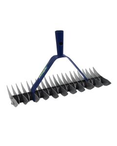 Garden rake, BRIXO, tempered steel, 35 cm, 21 teeth