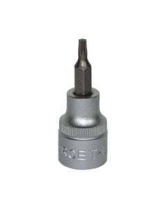 Star socket bit, FORCE, chrome-vanadium, 3/8" T15