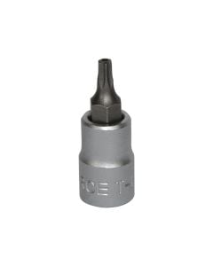 Star tamperproof socket bit, FORCE, chrome-vanadium, 1/4"T-15H