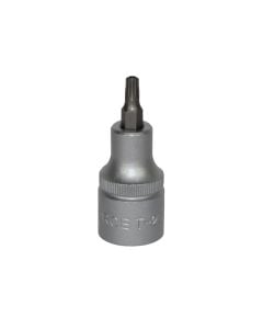 Star tamperproof socket bit, FORCE, chrome-vanadium, 1/2"T-25H