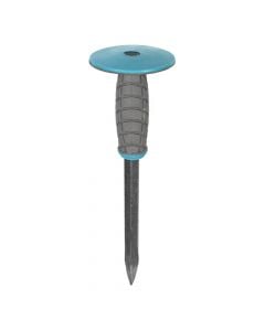 Stone chisel with a round top, steel forged, 250 mm