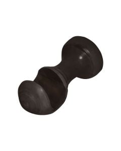 Curtain pole support, Size: D.25 mm, Color: Wine red, Material: Wood
