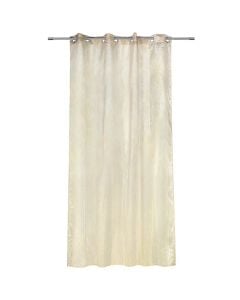 Curtain with rings, polyester, cream, 150x265 cm