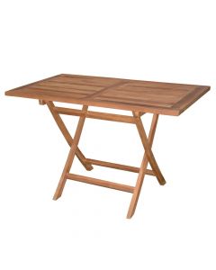 Garden table,   teak wood,   natural,   120x70 cm
