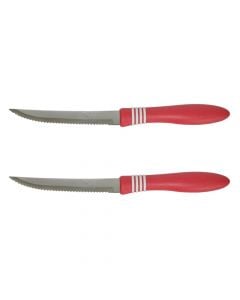 Thikë sharre, 2 copë, 23 cm, (e kuqe), metalike- plastike