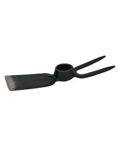 Garden hoe with two teeth, forged steel, 400 gr