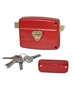 Exterior door lock, steel