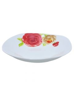 HG Soup plate, Size: 22 cm Color: Design, Material: Porcelain