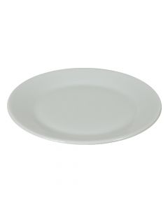 Ischia flat plate, Size: Dia.20 cm, Color: White, Material: Porcelain