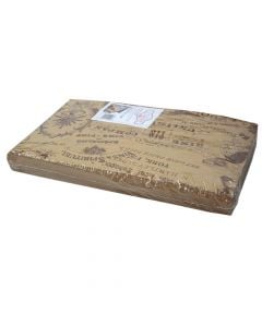 Greaseproof papper vintage, Size: 20x35 cm, Color: Brown, Material: paper