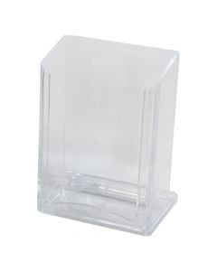 Transparent Crystal Napkin holder, Size: 10x7x13 cm, Color: Transparent, Material: Polycarbonate