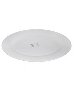 Oval platters, Size: 35 cm Color: White, Material: Porcelain