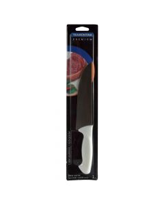 Tramontina meat knife, Size: 46 cm, Color: White, Material: Stainless steel + Plastic