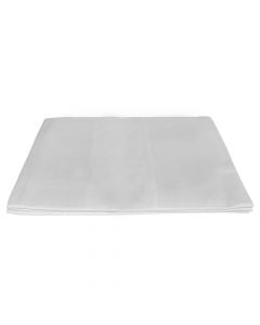 Mbulesë tavoline, pambuk, e bardhë, 100x100 cm, 3 copë