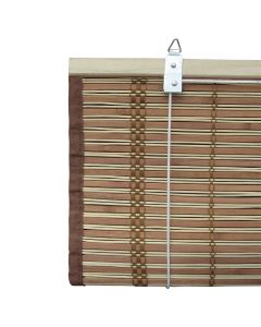 Blinds in bamboo strips by about 20 mm. Rolling pulley, wooden support with hooks of metal anchor. Packaging: transparent shrink film   ,EGITTO listelli NATURALE 120x250