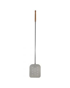 Pizza turner,"Forno", with wood handle, stainless steel, silver, 198 gr, 170x5x33 cm, 1 piece