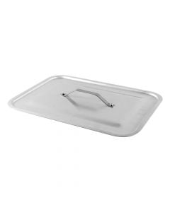 Lid for backing tray , Size: 43 x 28 x 7.5 cm, Color: Silver, Material: Aluminum, Brand: Agnelli