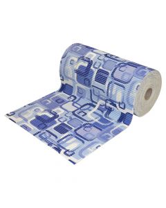 Toilet runner, Size: 65 cm x15m Rollon, Color: Blue, Material: PVC