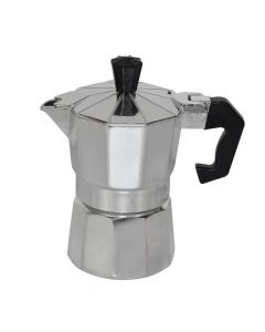 Coffee maker, Size: 1 cup, Color: Silver, Material: Stainless steel