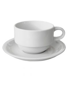 Milk cup 25 cl, Size: , Color: White, Material: Porcelain