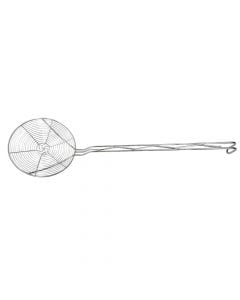 Perforated spoon, Size: D.18 x58 cm, Color: Silver, Material: Inox
