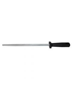 Knife sharpener, Size: 30 cm, Color: Silver/Black, Material: Metallic+Plastic