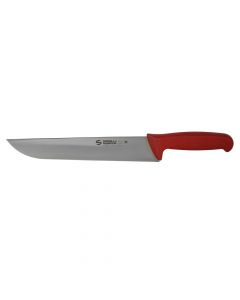 French knife, Size: 42 cm (blade 30 cm), Color: Red, Material: Metallic+Plastic