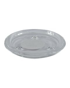 Mbajtese qiriu,Permasa: Dia 10.5cm, Ngjyra: Transparente, Material: Qelq