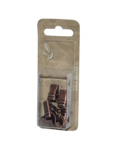 Metal clip with hook, Size: 3cm, Color: Bronze, Material: Metallic