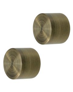 Knobs for metalic rod TAPPO, Size: Dia.20mm, Color: Bronze, Material: Metalic