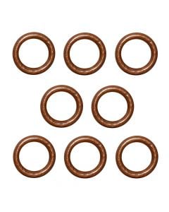 Rings for wooden curtain rod, Size:Dia.38x56mm, Color: Teak, Material: Wooden