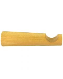 Support for wooden rod, Size: Dia.28x150mm, Color: Natural, Material: Wood